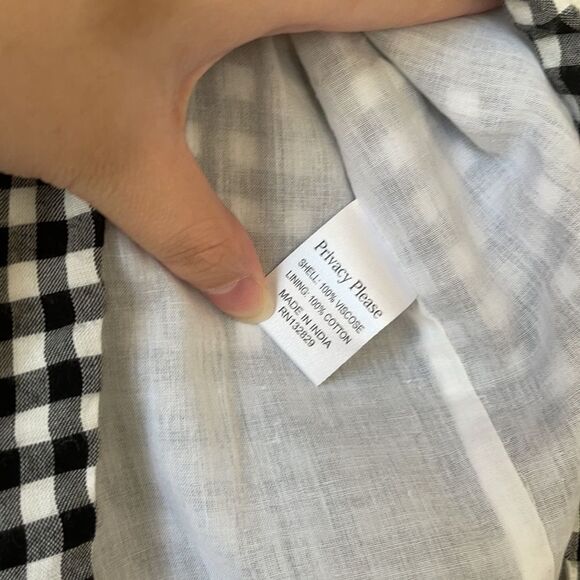 Privacy Please | Burbank Skirt in Black Gingham - Picture 6 of 8